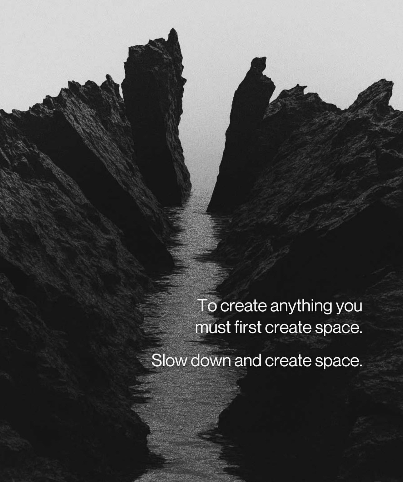 GO SLOW TO MOVE FAST